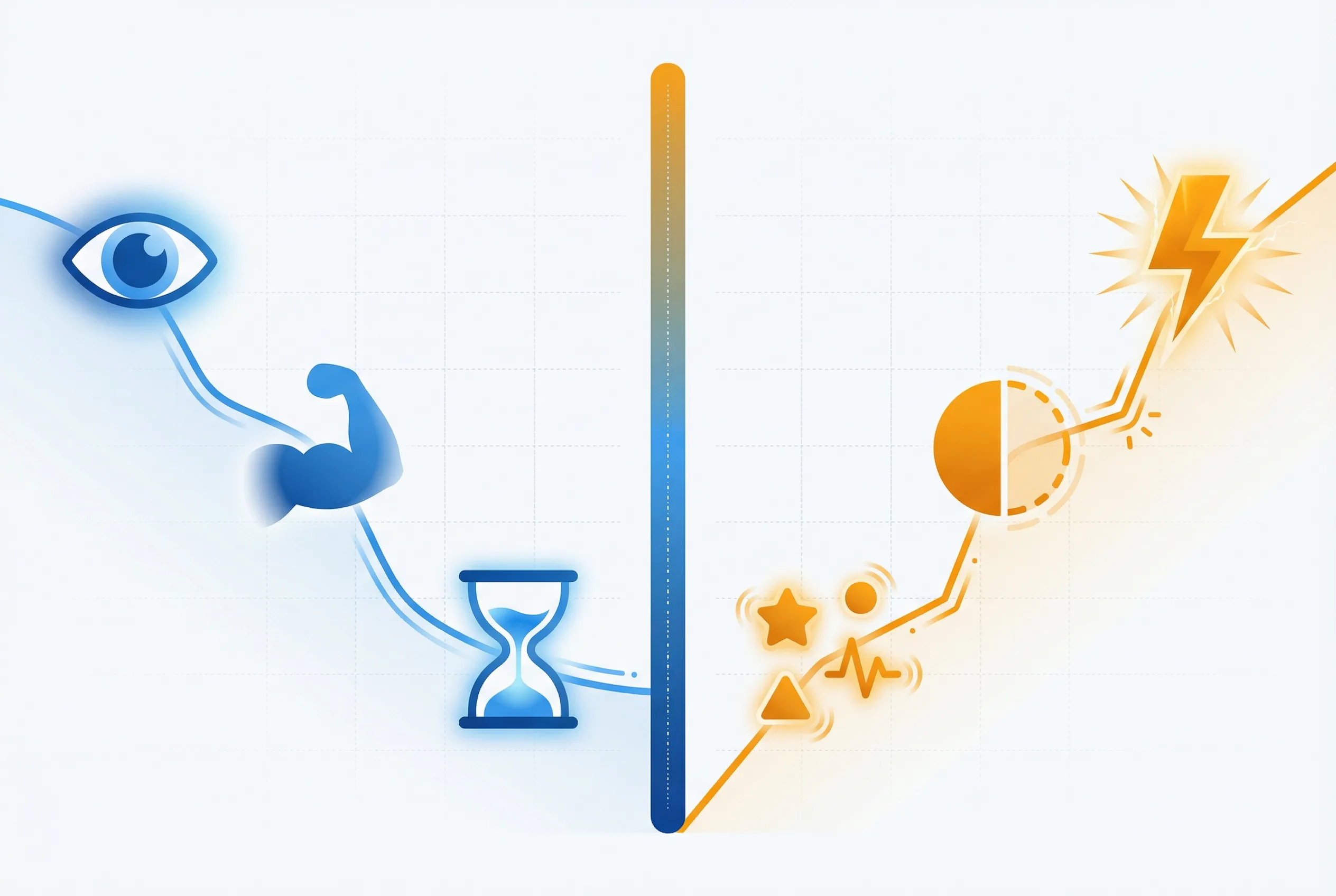 Balance warning signs checklist showing normal aging changes versus red flags